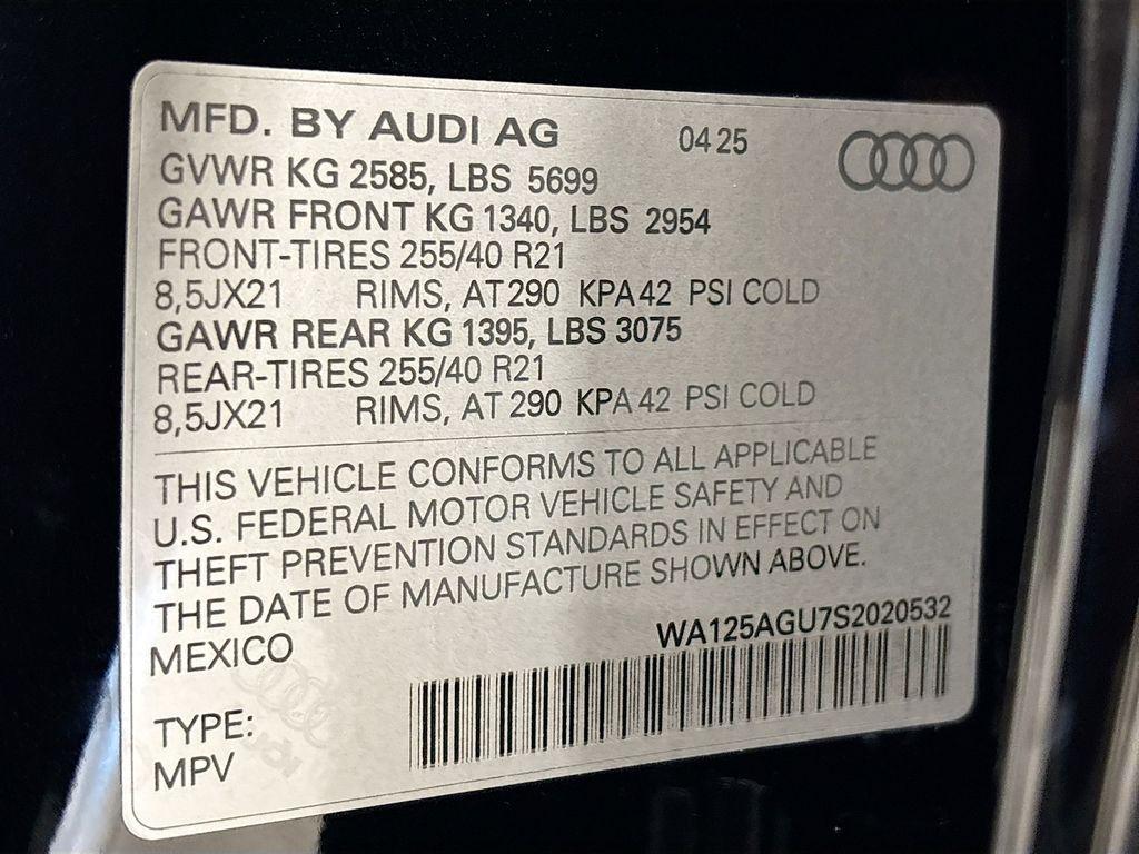 new 2025 Audi SQ5 car, priced at $71,765