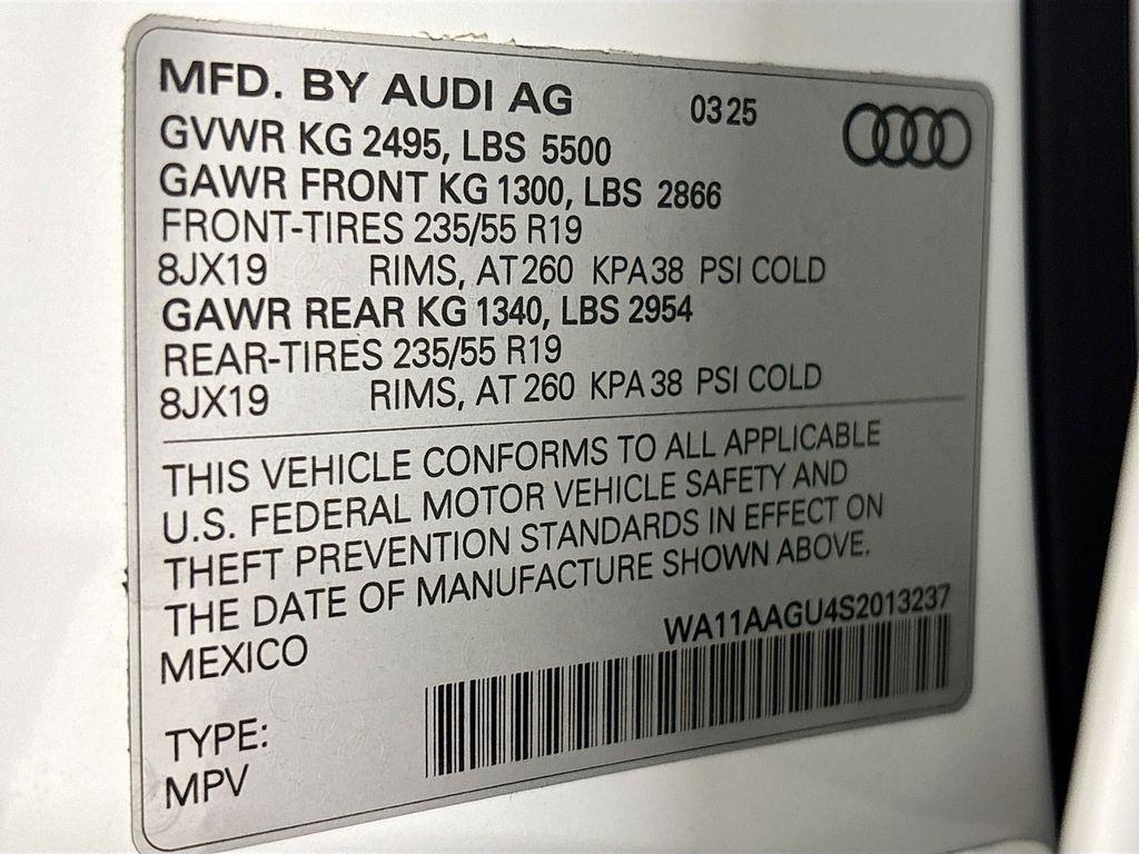 new 2025 Audi Q5 car, priced at $54,775