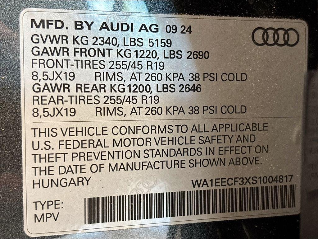 new 2025 Audi Q3 car, priced at $46,985