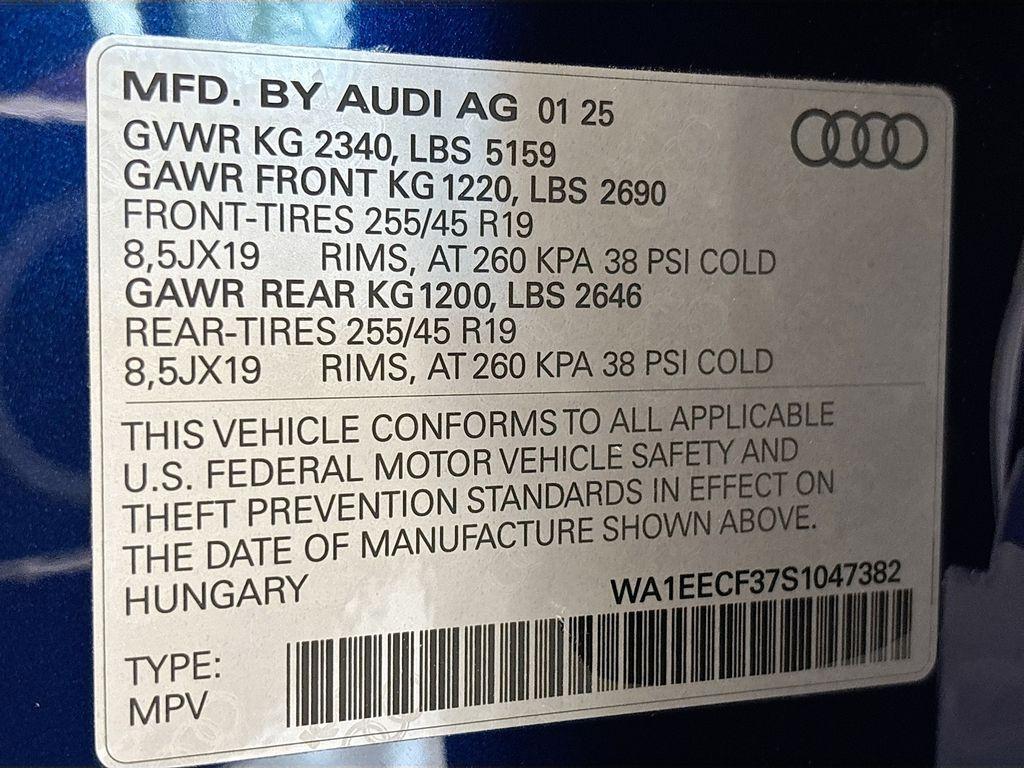 new 2025 Audi Q3 car, priced at $48,010