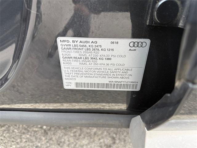 used 2018 Audi Q5 car, priced at $21,996