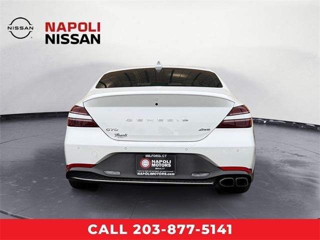 used 2022 Genesis G70 car, priced at $29,998