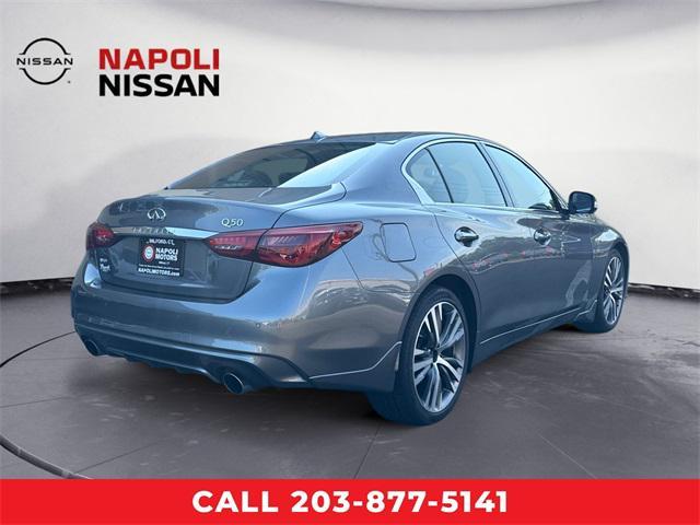 used 2022 INFINITI Q50 car, priced at $33,851