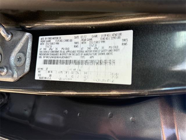 used 2017 Ford Escape car, priced at $13,998