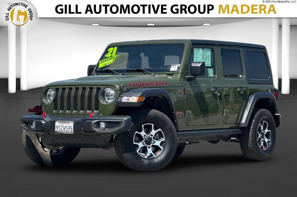 used 2021 Jeep Wrangler Unlimited car, priced at $36,507