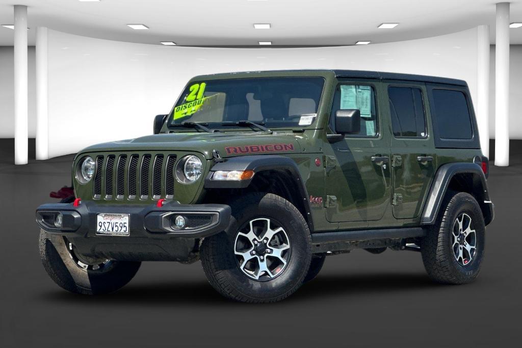 used 2021 Jeep Wrangler Unlimited car, priced at $31,399