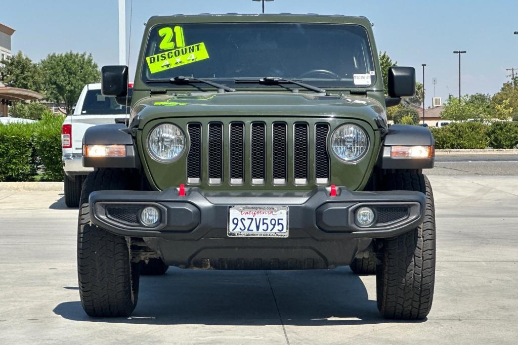used 2021 Jeep Wrangler Unlimited car, priced at $31,399