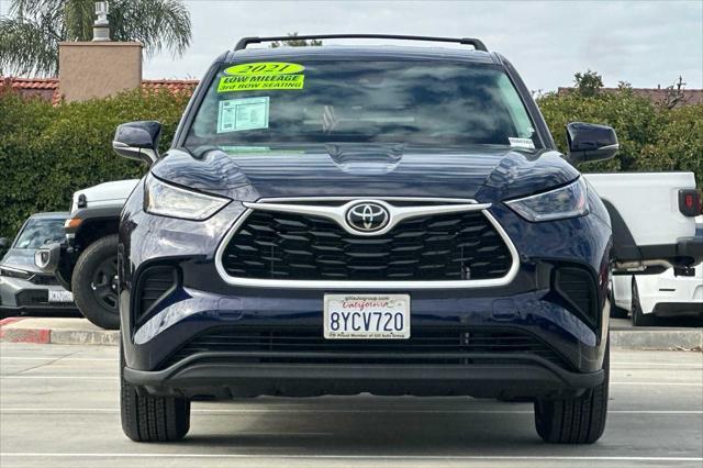 used 2021 Toyota Highlander car, priced at $31,697