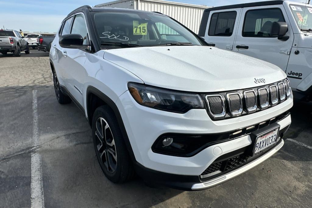 used 2022 Jeep Compass car, priced at $19,351