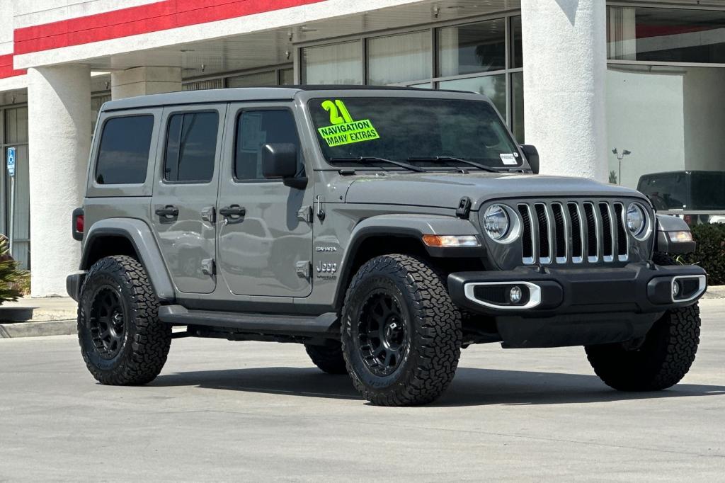 used 2021 Jeep Wrangler Unlimited car, priced at $28,995