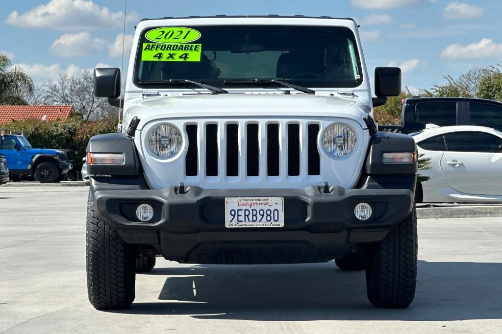 used 2021 Jeep Wrangler Unlimited car, priced at $28,525