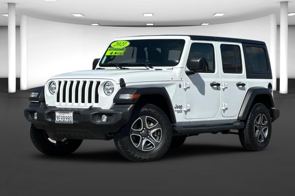 used 2021 Jeep Wrangler Unlimited car, priced at $28,525