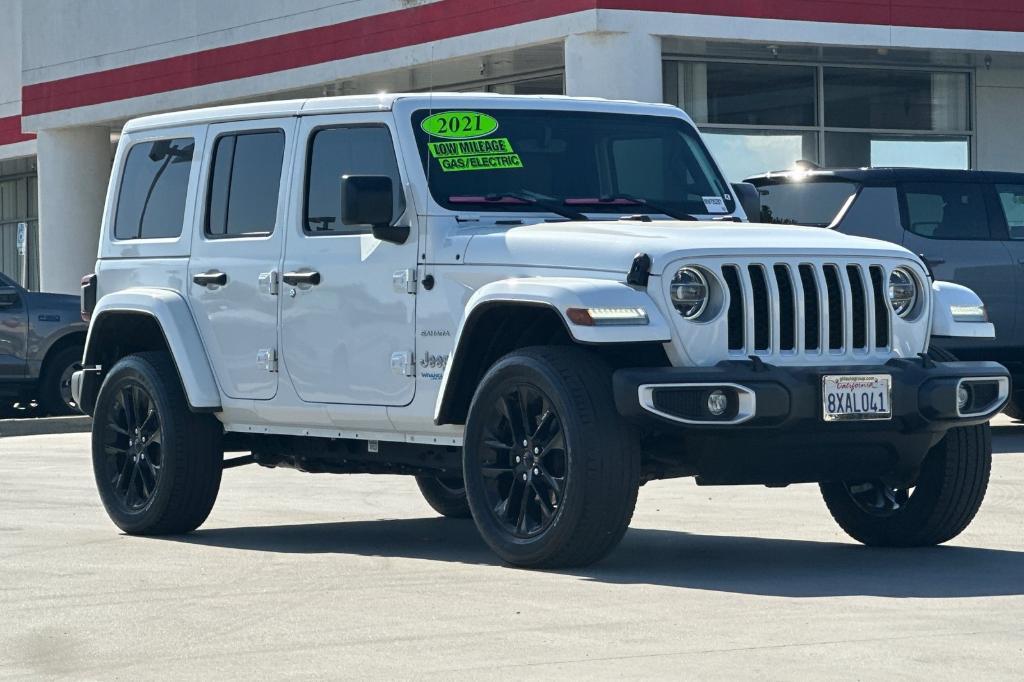 used 2021 Jeep Wrangler Unlimited 4xe car, priced at $32,169