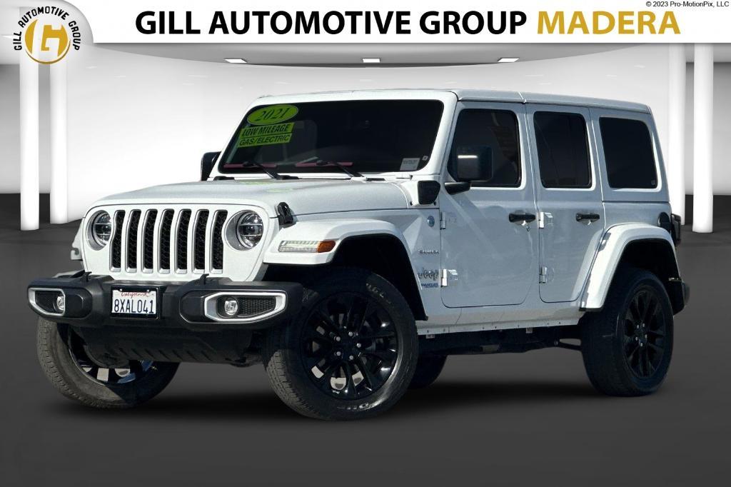 used 2021 Jeep Wrangler Unlimited 4xe car, priced at $32,169