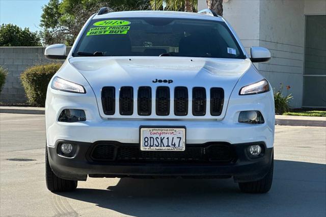 used 2018 Jeep Cherokee car, priced at $19,999