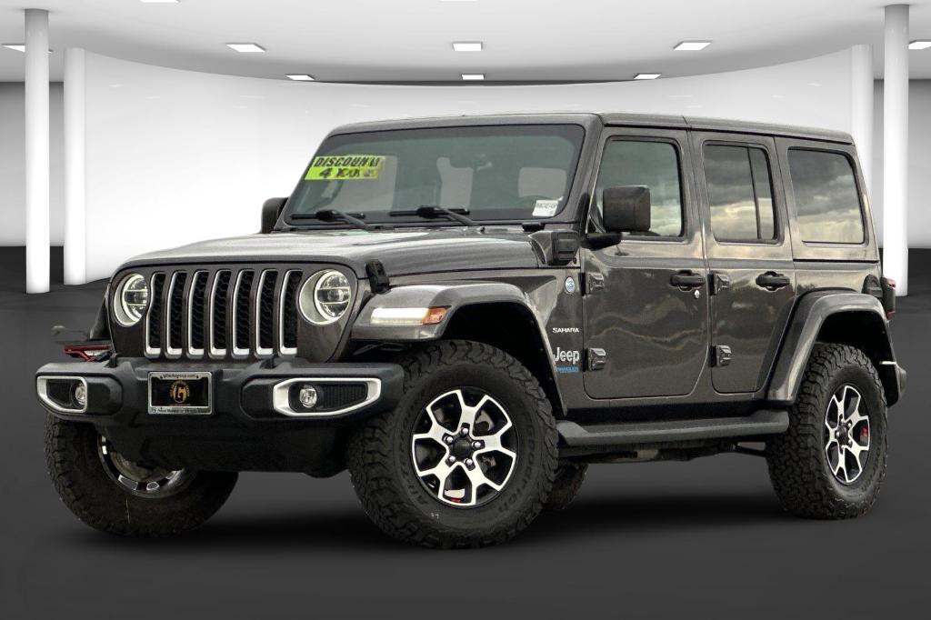used 2021 Jeep Wrangler Unlimited 4xe car, priced at $28,447