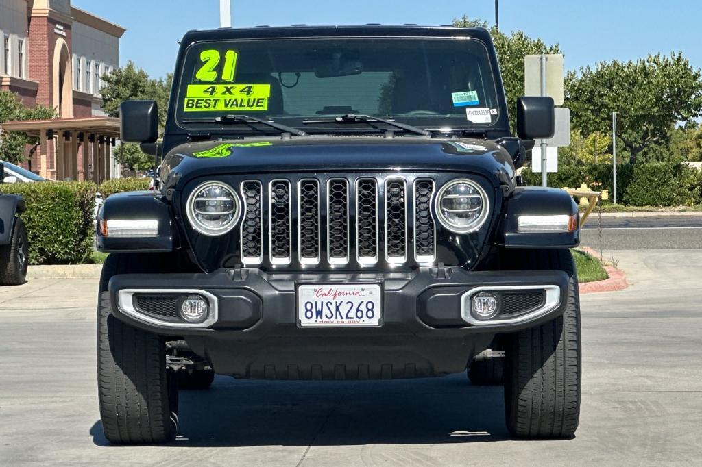 used 2021 Jeep Wrangler Unlimited 4xe car, priced at $33,699