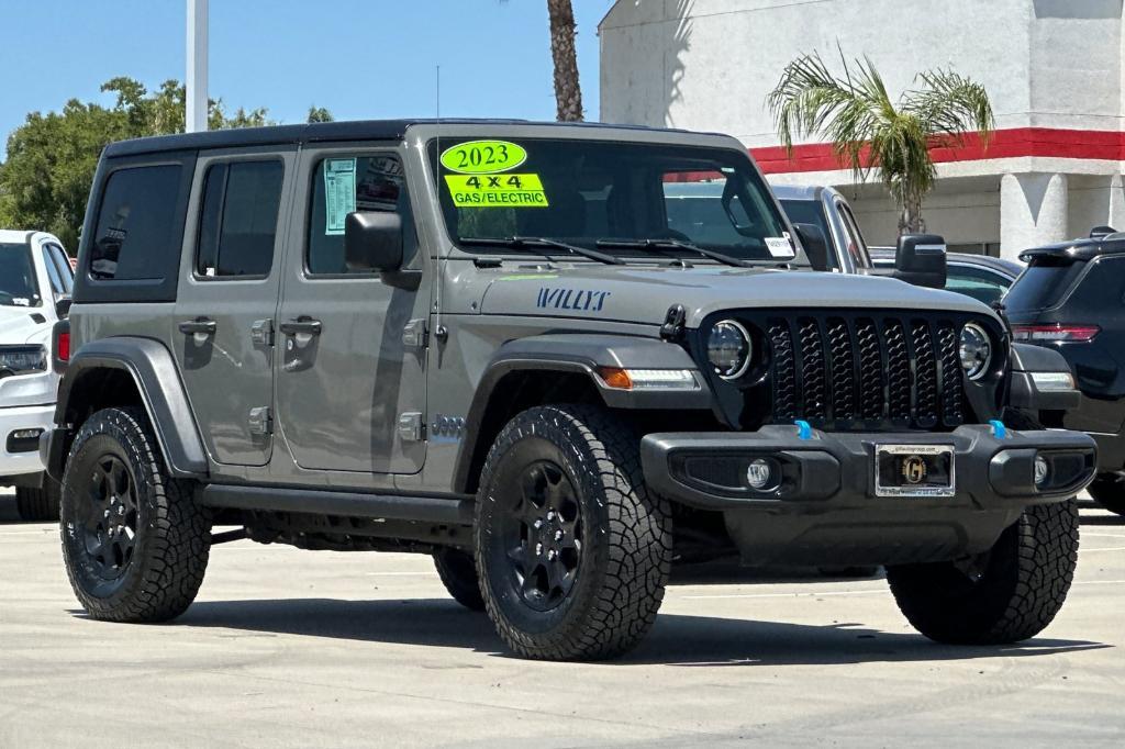 used 2023 Jeep Wrangler 4xe car, priced at $29,384