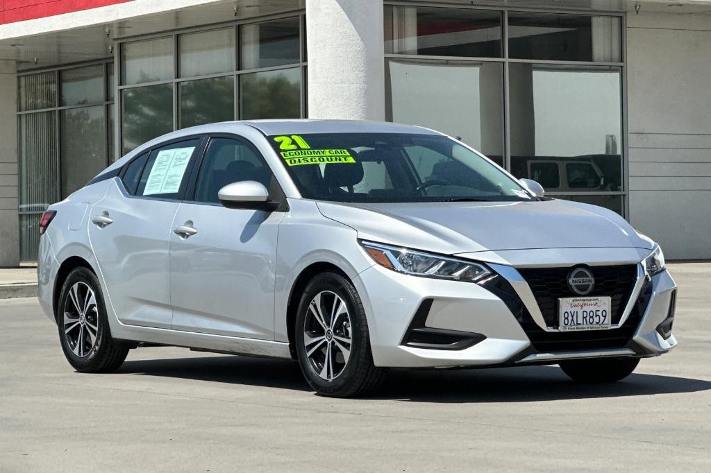 used 2021 Nissan Sentra car, priced at $15,083