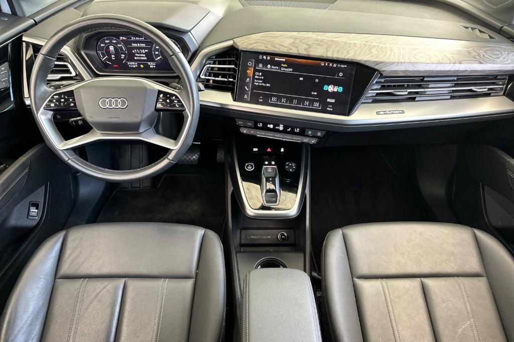 used 2023 Audi Q4 e-tron car, priced at $27,419