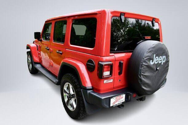 used 2018 Jeep Wrangler Unlimited car, priced at $28,974