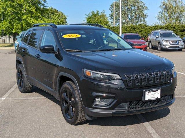 used 2021 Jeep Cherokee car, priced at $21,334