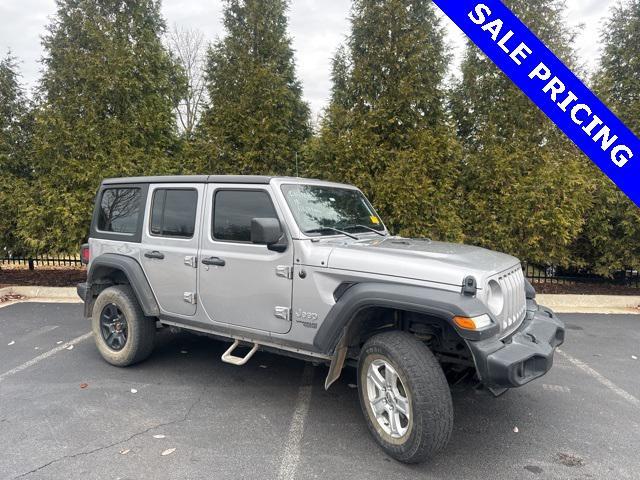 used 2018 Jeep Wrangler Unlimited car, priced at $21,825