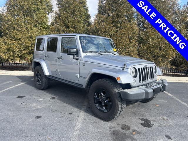 used 2015 Jeep Wrangler Unlimited car, priced at $16,995