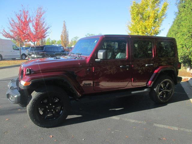 used 2021 Jeep Wrangler Unlimited car, priced at $36,220