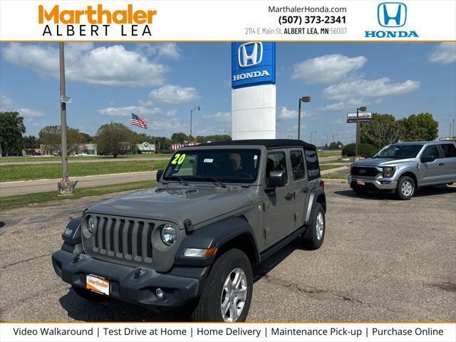 used 2020 Jeep Wrangler Unlimited car, priced at $24,795