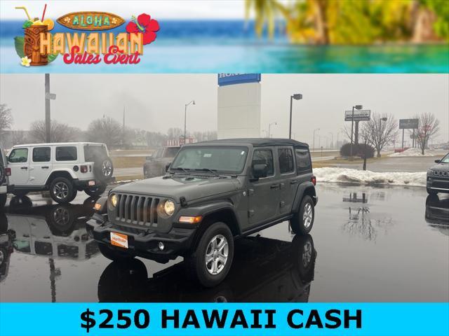 used 2020 Jeep Wrangler Unlimited car, priced at $24,495