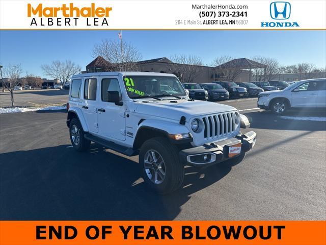 used 2021 Jeep Wrangler Unlimited car, priced at $32,190