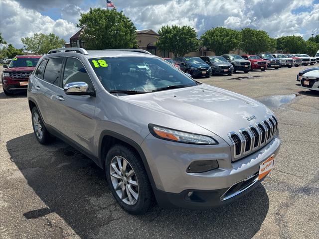 used 2018 Jeep Cherokee car, priced at $15,997