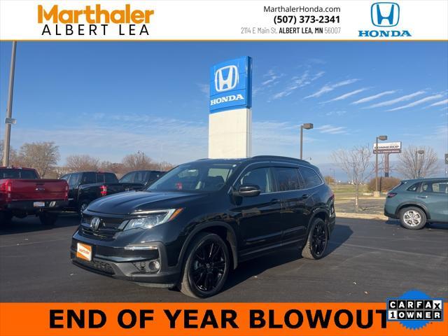 used 2021 Honda Pilot car, priced at $27,995