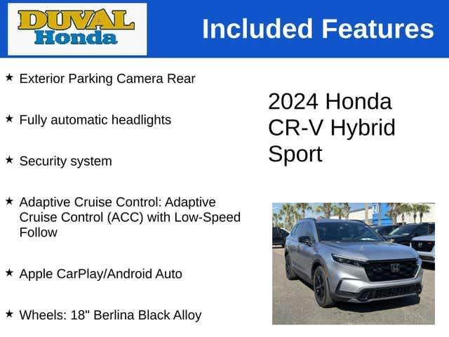 new 2024 Honda CR-V Hybrid car, priced at $35,195