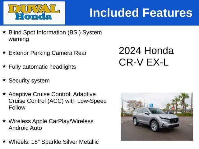 new 2024 Honda CR-V car, priced at $35,935