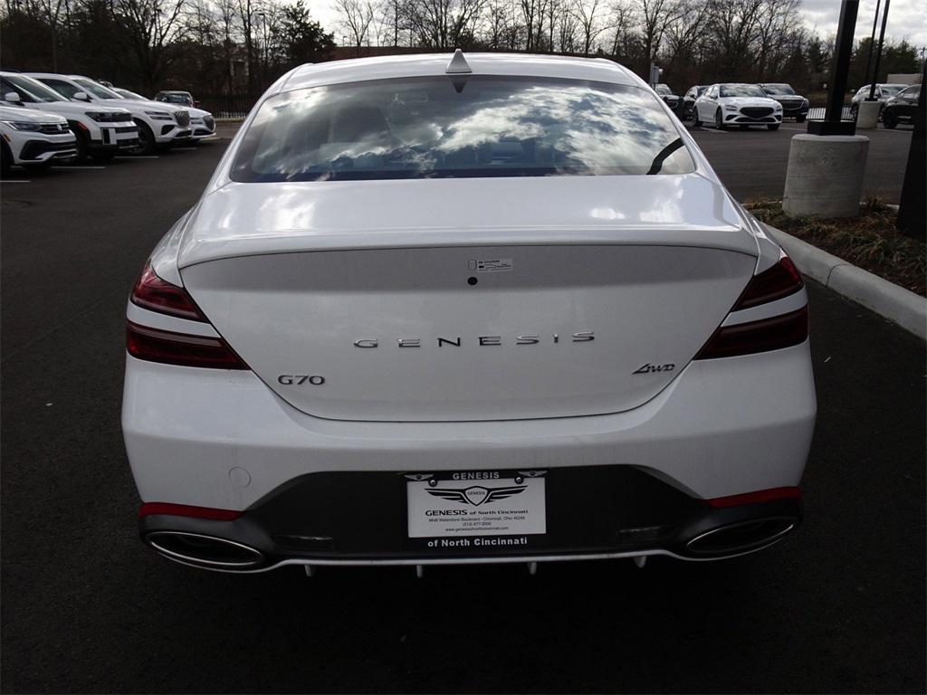 new 2025 Genesis G70 car, priced at $46,205
