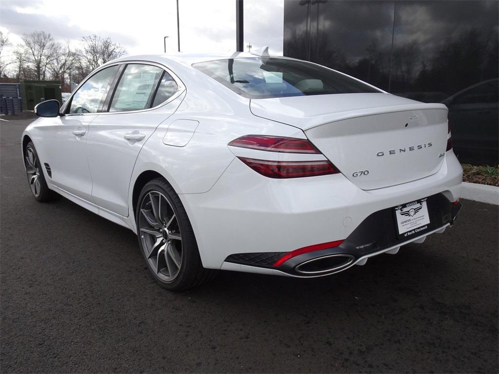 new 2025 Genesis G70 car, priced at $46,205