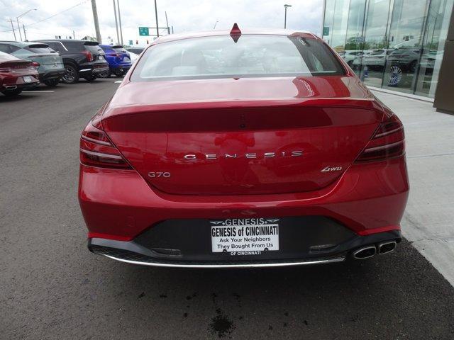 new 2023 Genesis G70 car, priced at $43,405