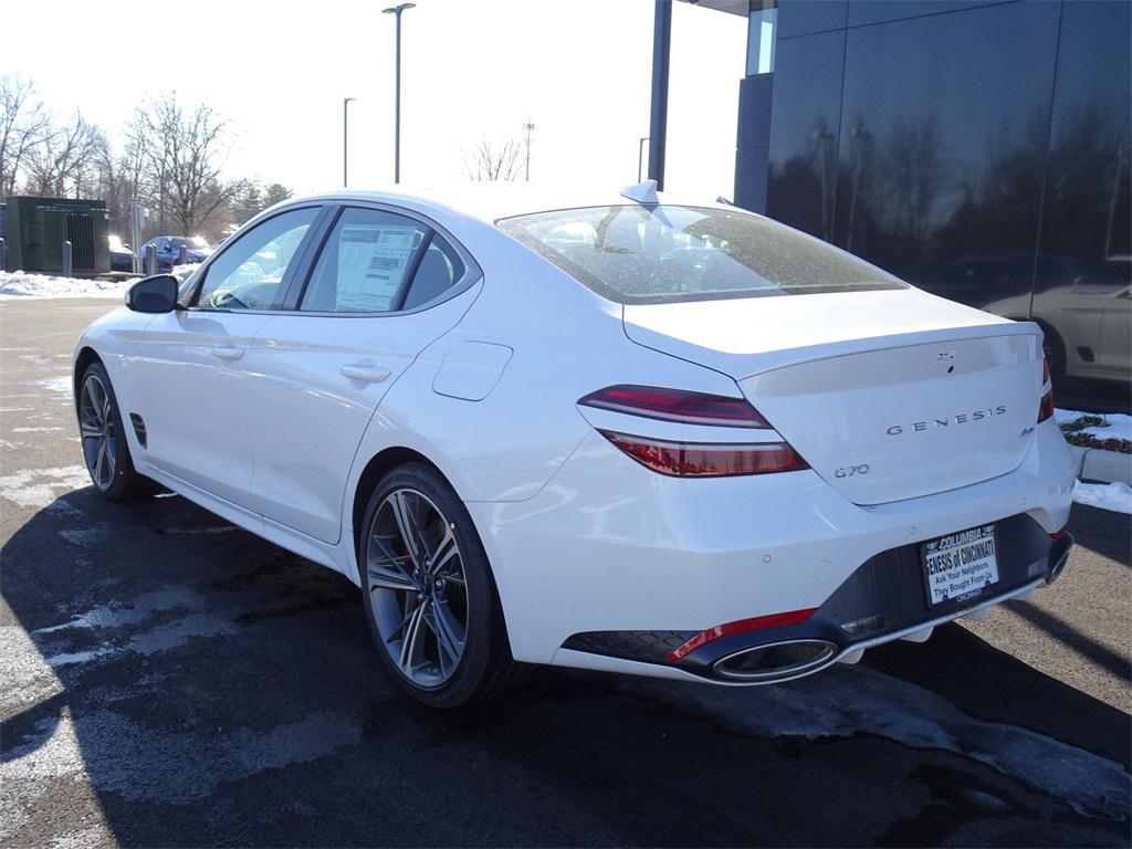 new 2025 Genesis G70 car, priced at $50,490