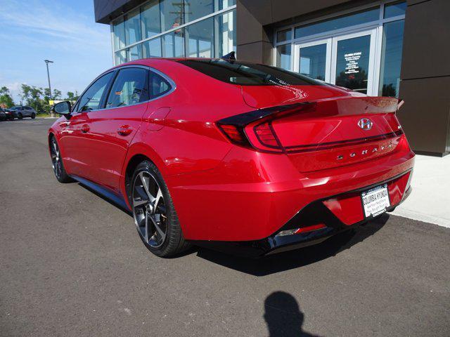 used 2021 Hyundai Sonata car, priced at $21,500