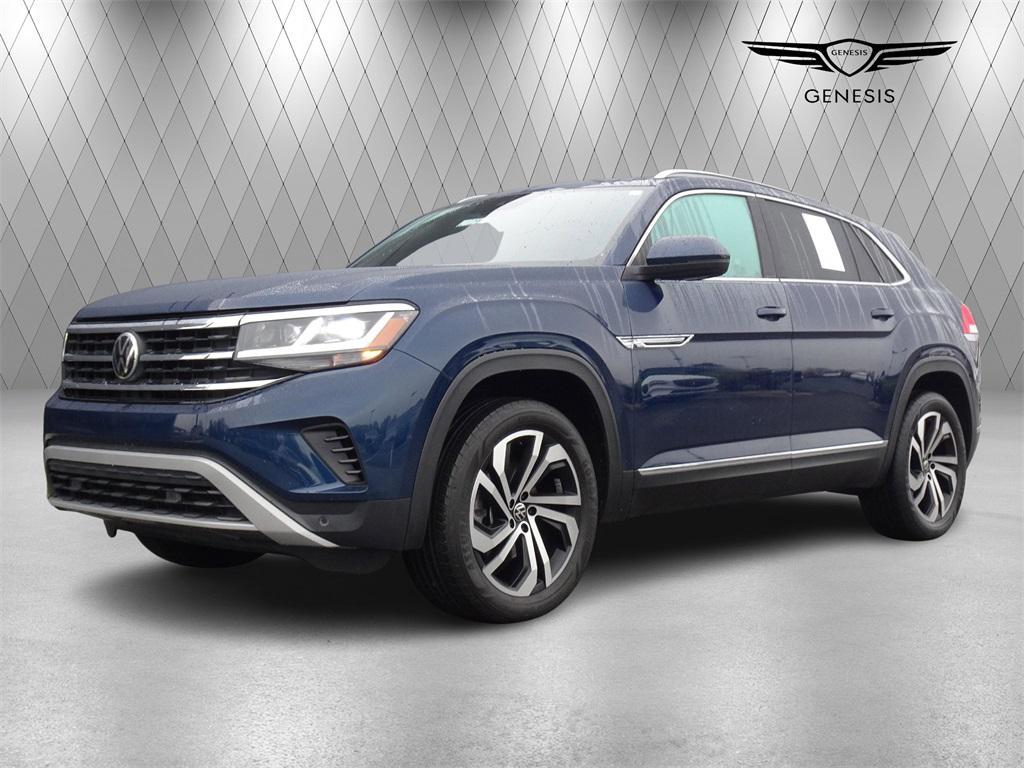 used 2022 Volkswagen Atlas Cross Sport car, priced at $27,000