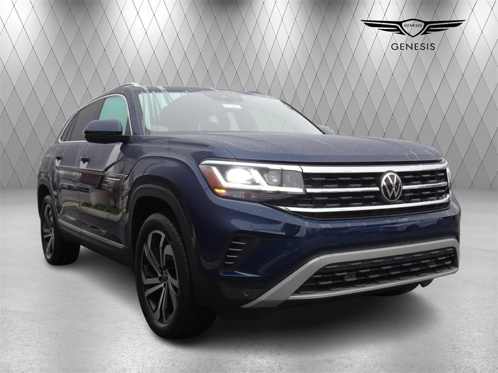 used 2022 Volkswagen Atlas Cross Sport car, priced at $27,000