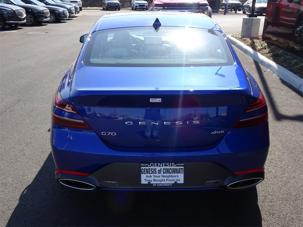 new 2025 Genesis G70 car, priced at $50,405