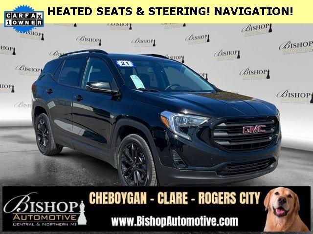 used 2021 GMC Terrain car, priced at $24,239