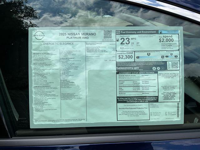 new 2025 Nissan Murano car, priced at $49,873