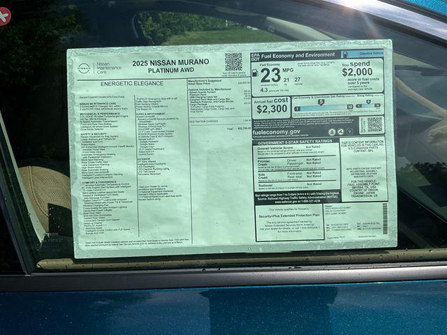 new 2025 Nissan Murano car, priced at $51,945