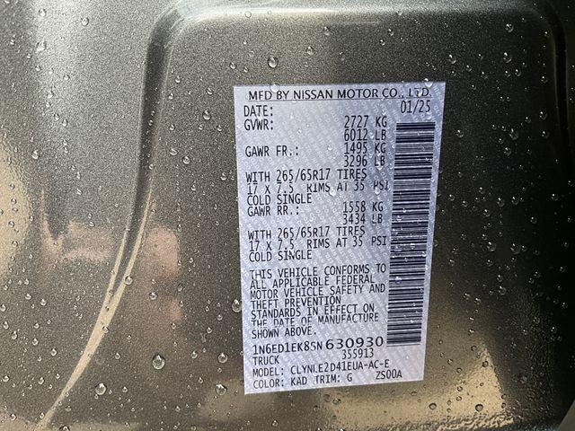 new 2025 Nissan Frontier car, priced at $47,455