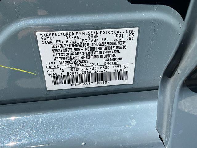 new 2025 Nissan Sentra car, priced at $23,247