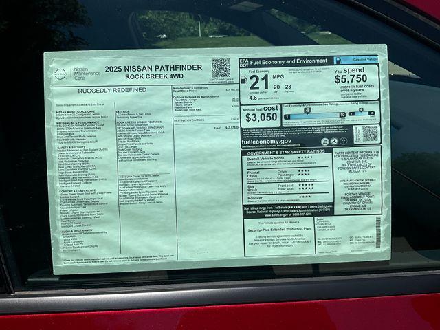 new 2025 Nissan Pathfinder car, priced at $46,167